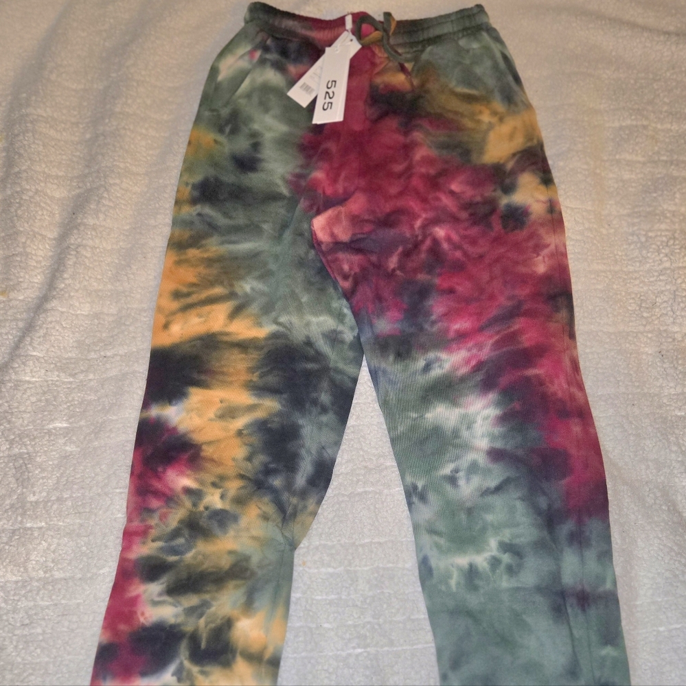 525 America Multicolor Tie-Dye Womens Joggers